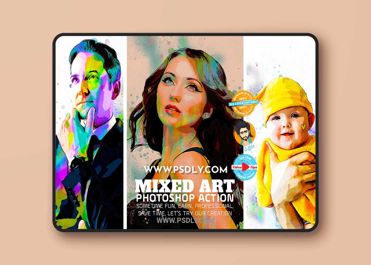 CreativeMarket - Mixed Art 6639729