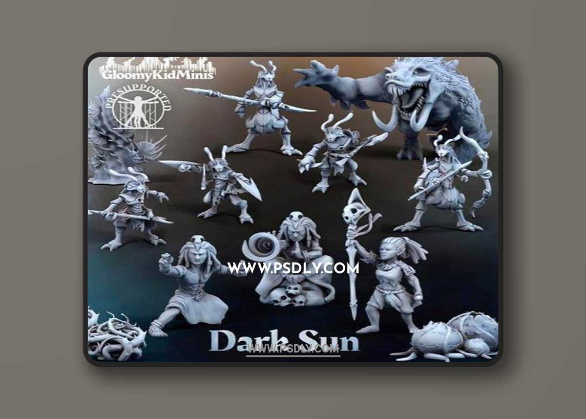 Dark Sun 3D Print 3D Model