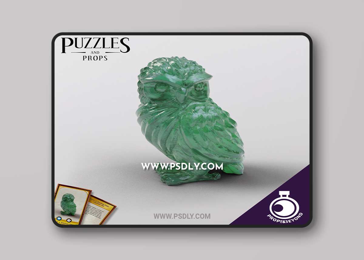 Figurine of Wondrous Power - Serpentine Owl 3D Print