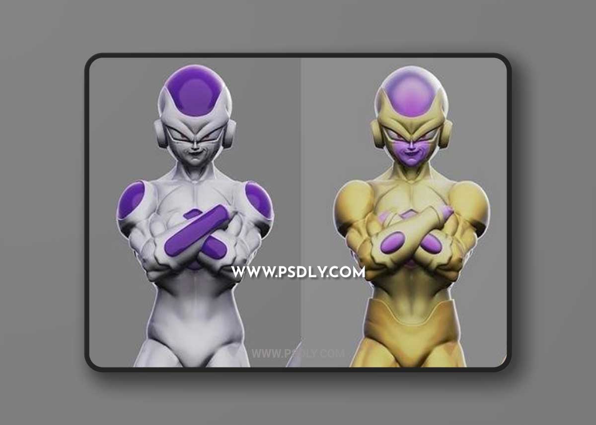 Frieza and Golden Frieza 3D Print