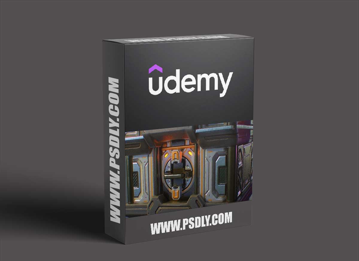 Game Asset Creation Modeling & Texturing A Futuristic Crate