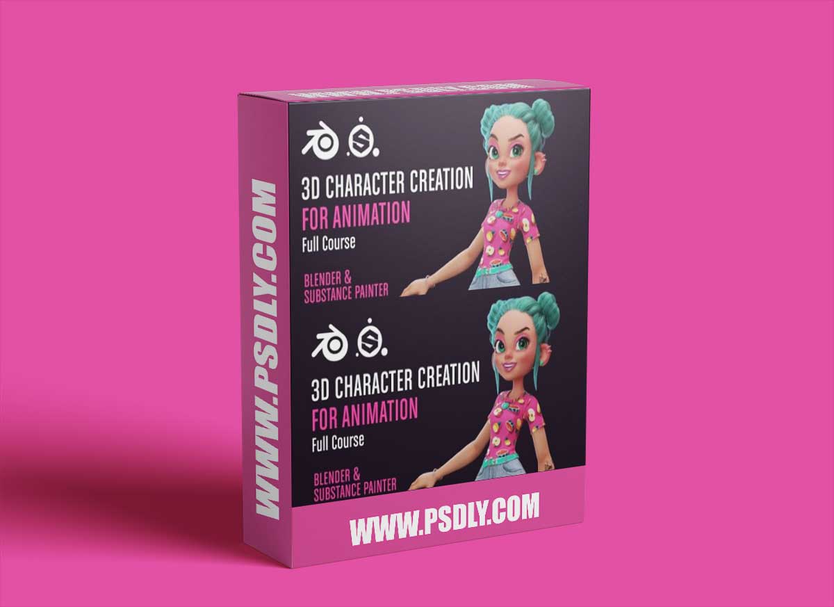 Gumroad – 3D Character Creation for animation in Blender & Substance Painter