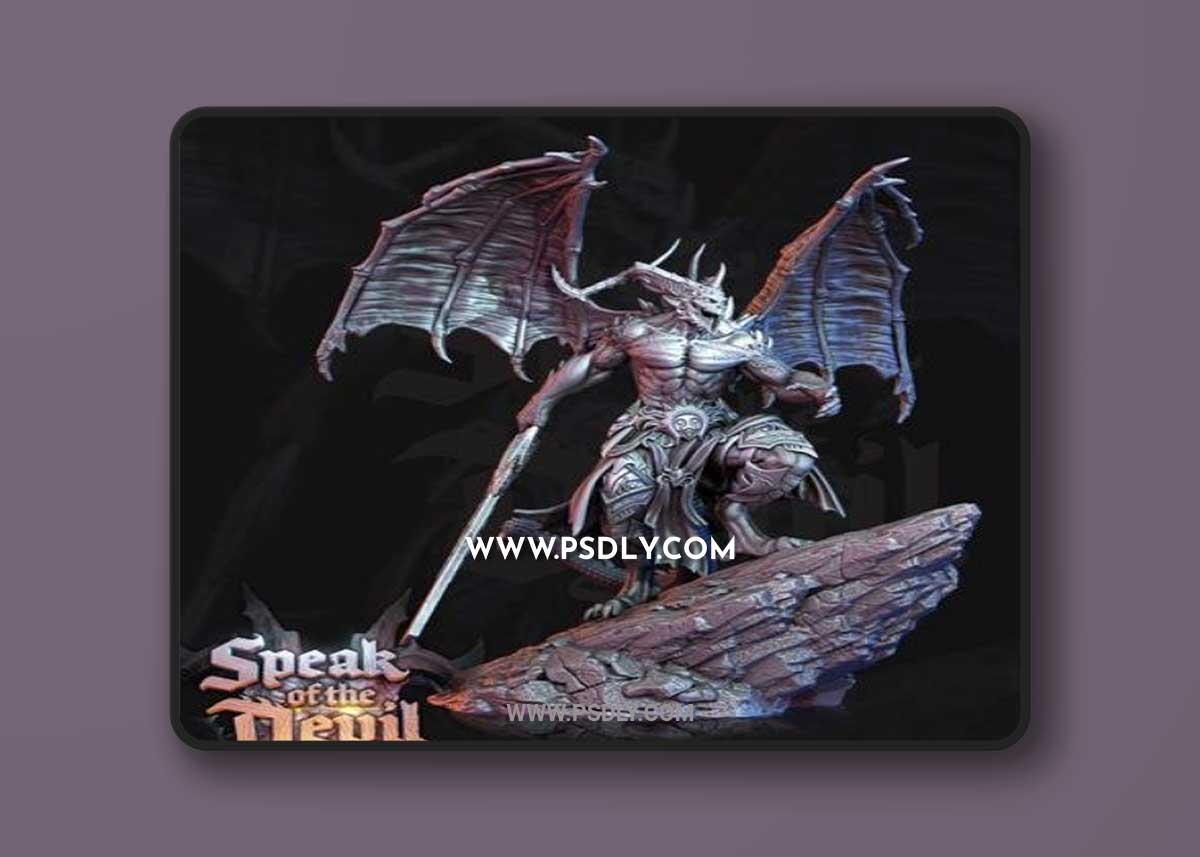 Horned Devil 3 3D Print 3D Model