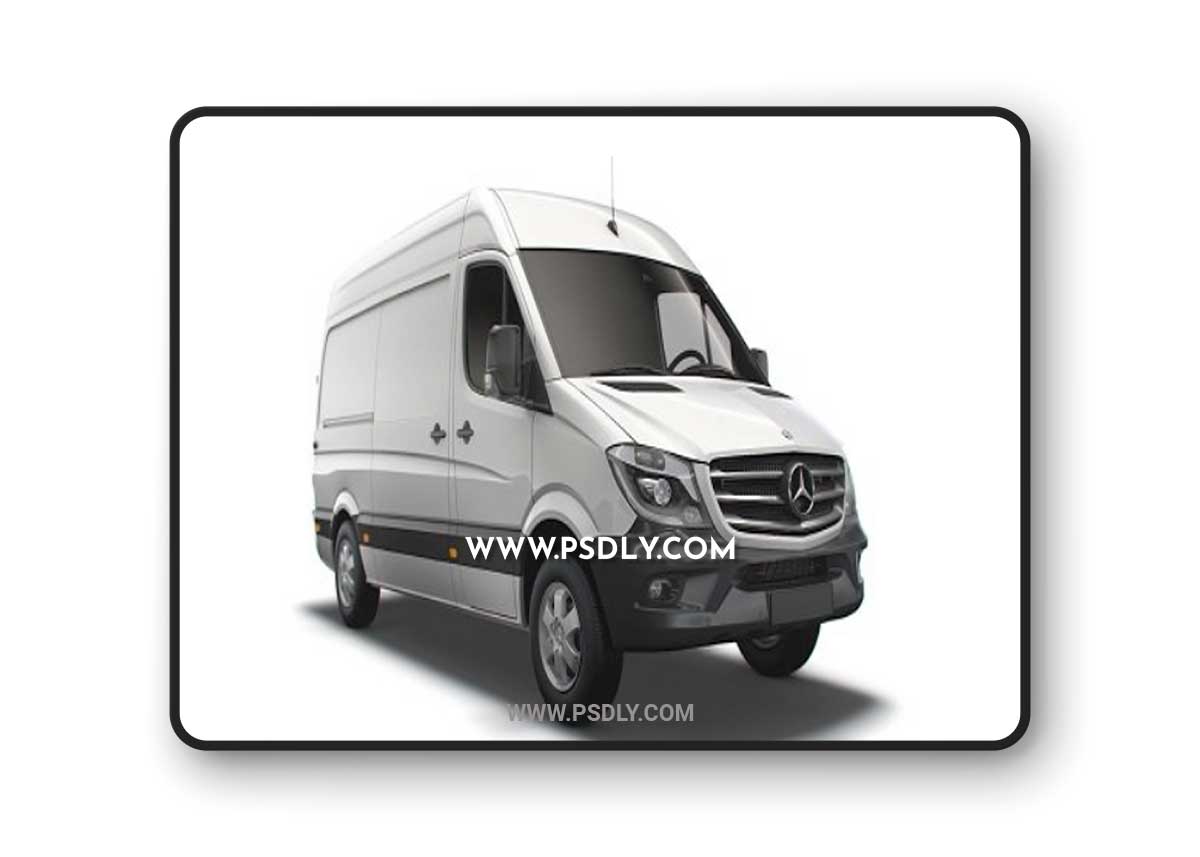 Mercedes Benz Sprinter Van L2H2 2018 3d model