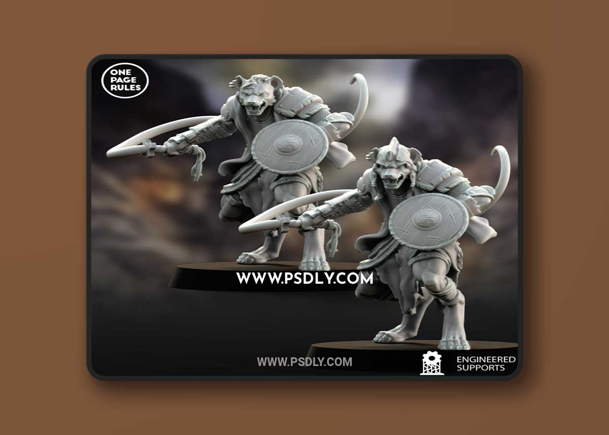 One Page Rules - Beastmen Tamer 3D Print