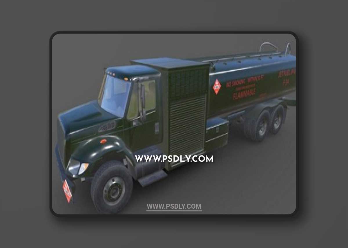 Refueler Green International 7400 3D Model