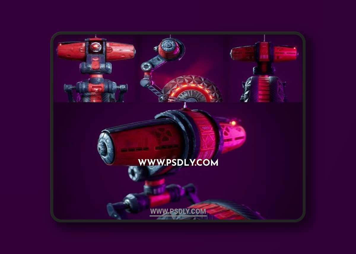 Riding Robot 3D Model