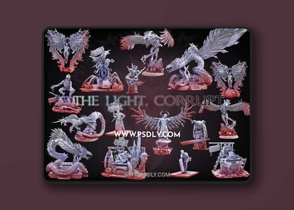 The Light, Corrupt 3D Print 3D Model