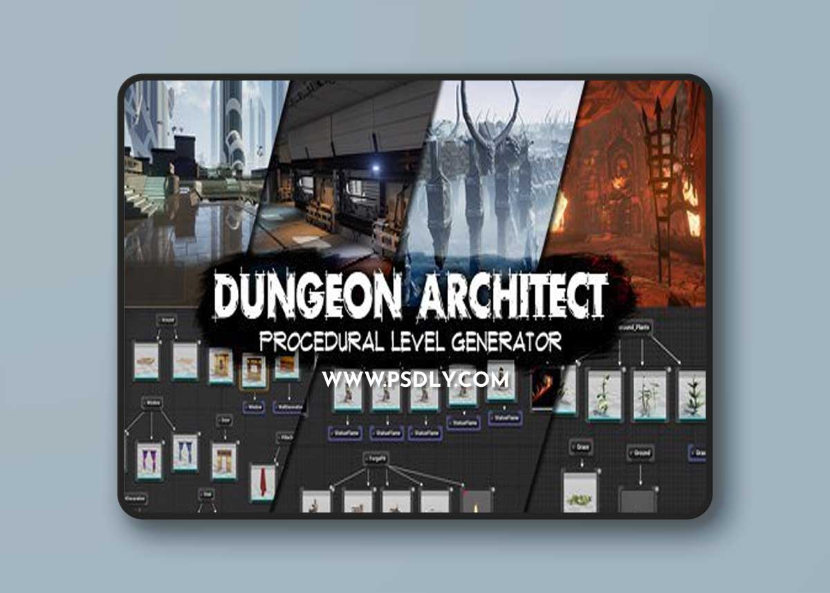Unreal Engine Marketplace - Dungeon Architect v2.27.1 (5.0)