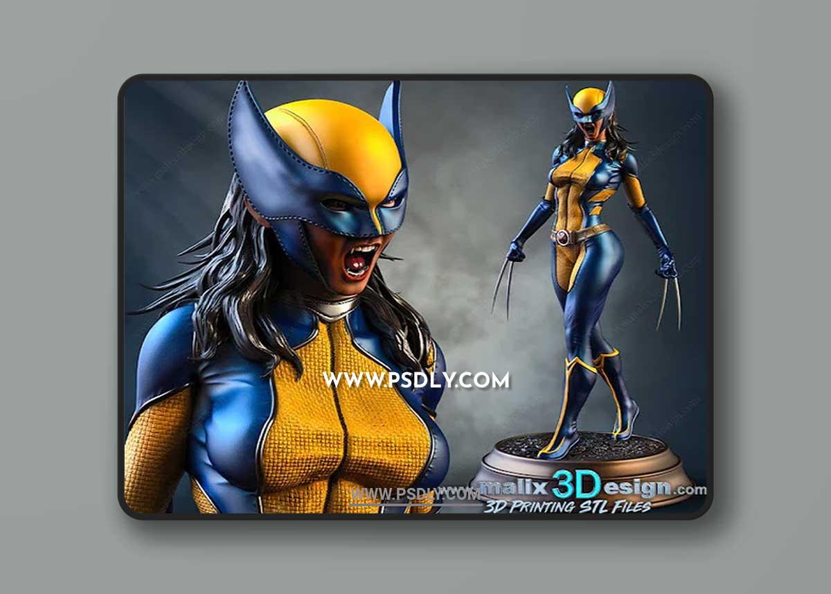 X-Men X 23 3D Print 3D Model