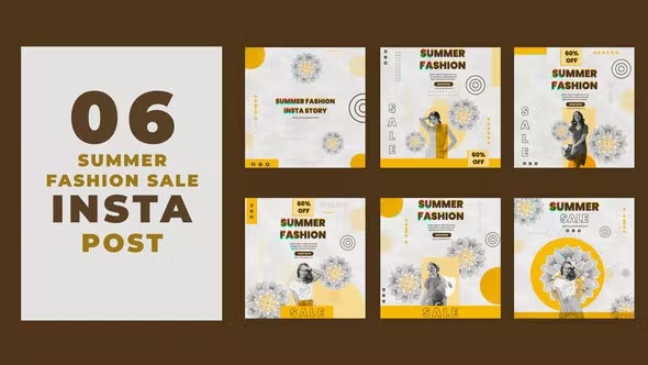 Videohive 60 Percent Off Summer Fashion Sale Instagram Post 39216043