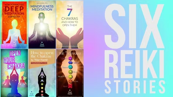 Videohive Six Reiki Stories 39341122