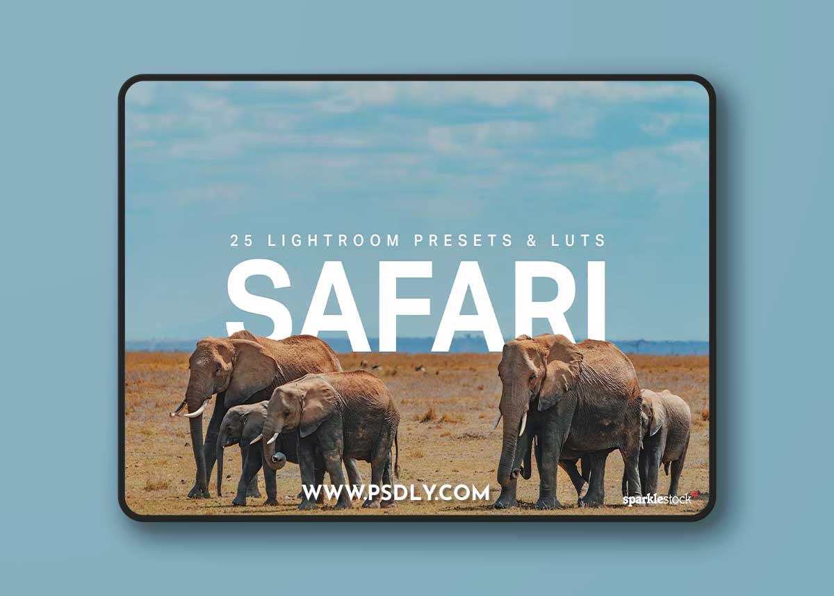 25 Safari Lightroom Presets and LUTs EF895TQ