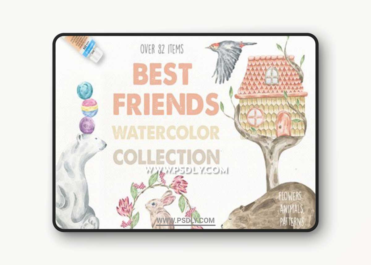 Best Friends Watercolor Collection