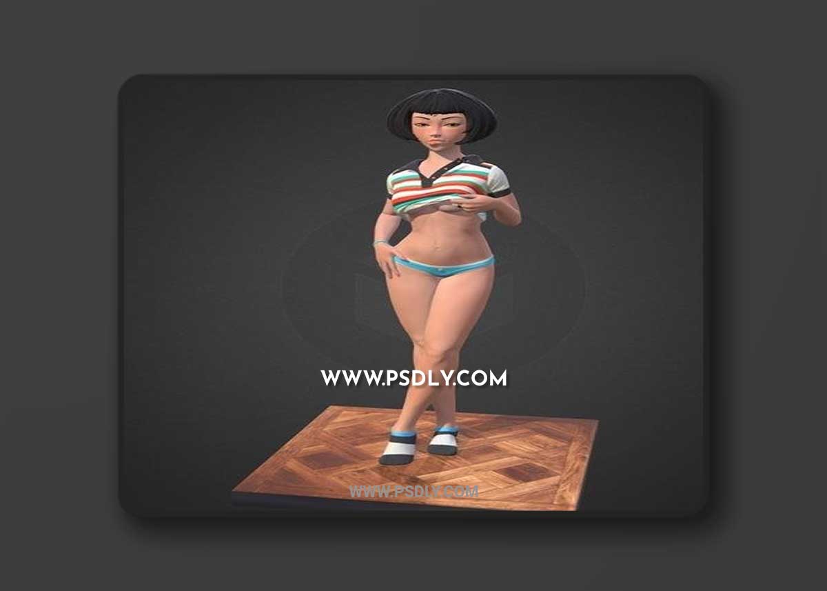 Chris and H18 Chris 16 Decimation 3D Print