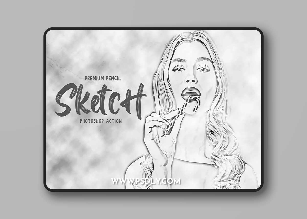 CreativeMarket - Sketchy | Pencil Sketch PS Action 7557675