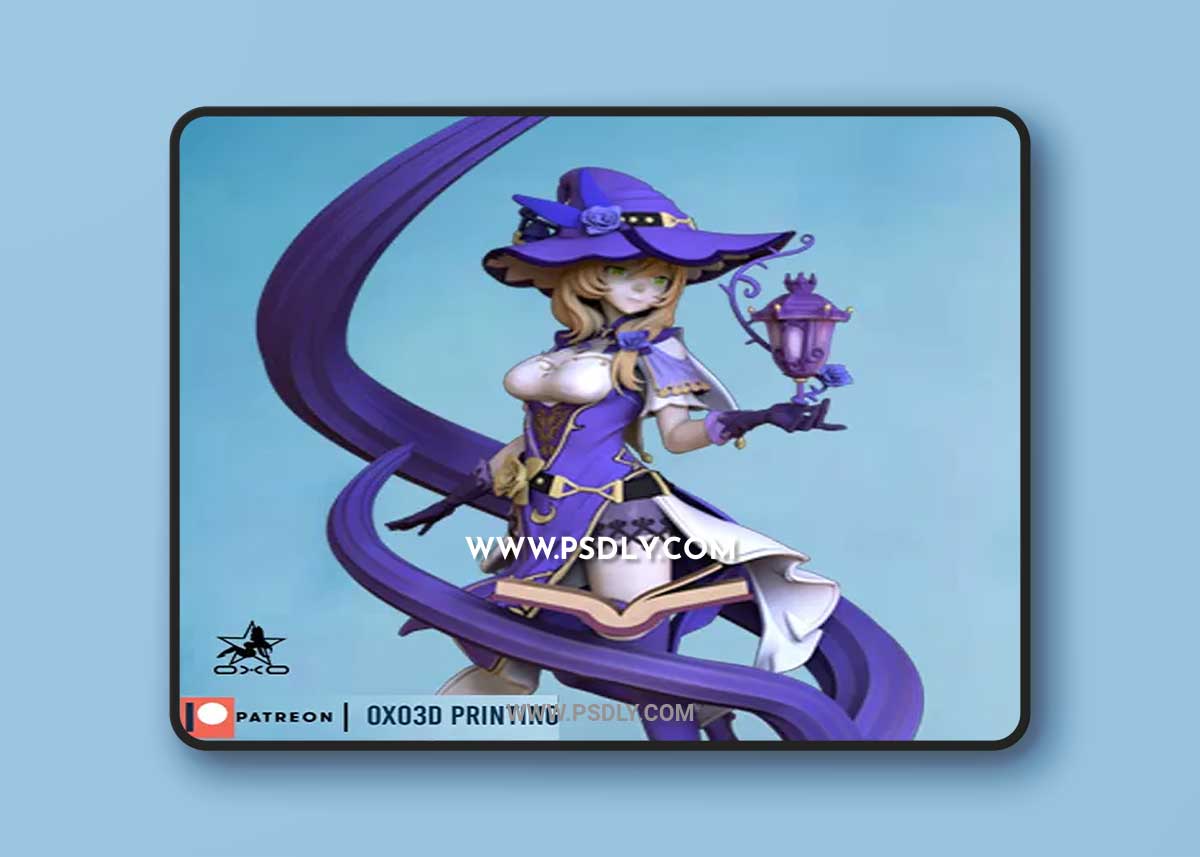 Lisa Genshin Impact 3D Print