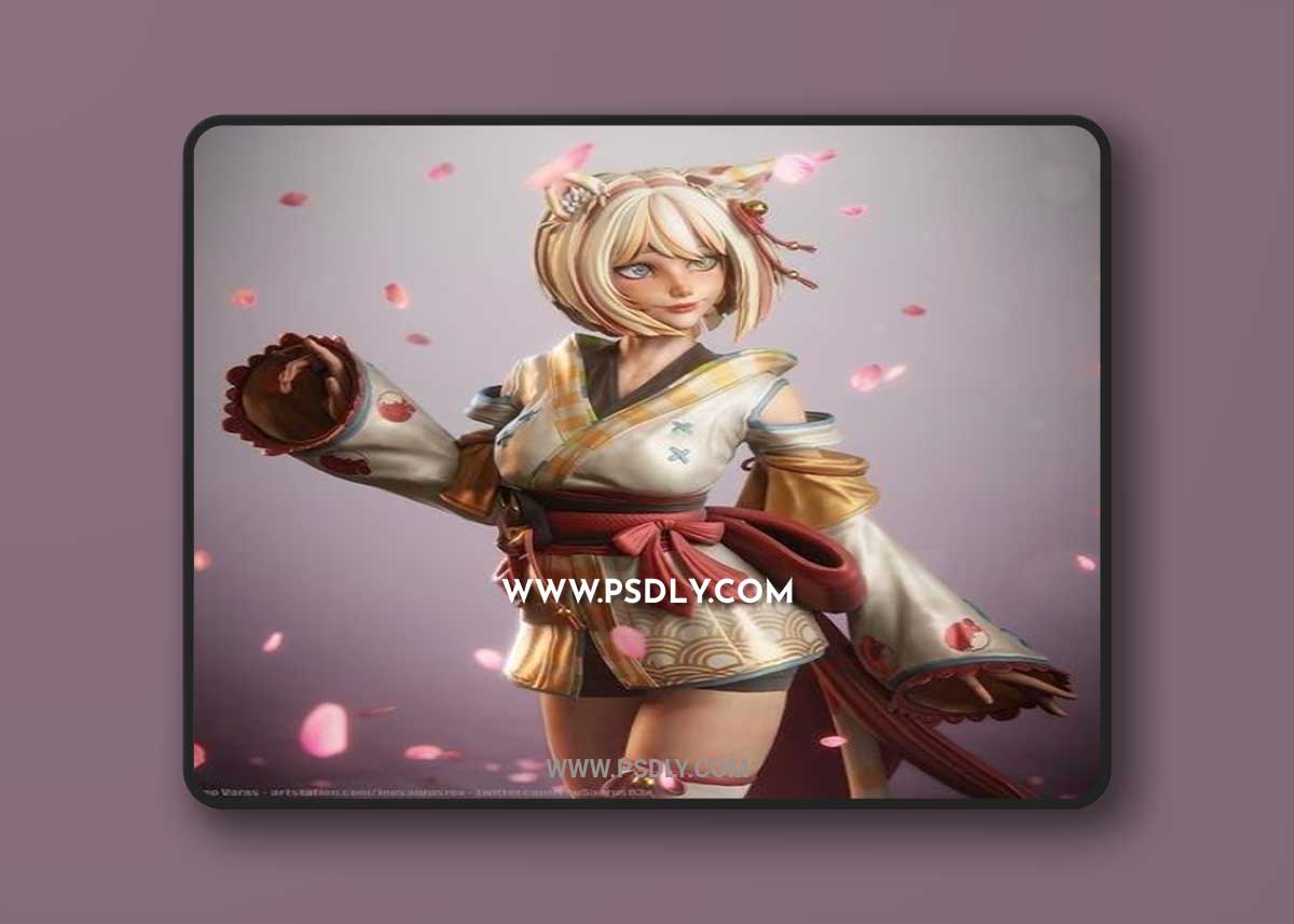 Nebi Neko - Vtuber Avatar 3D Print