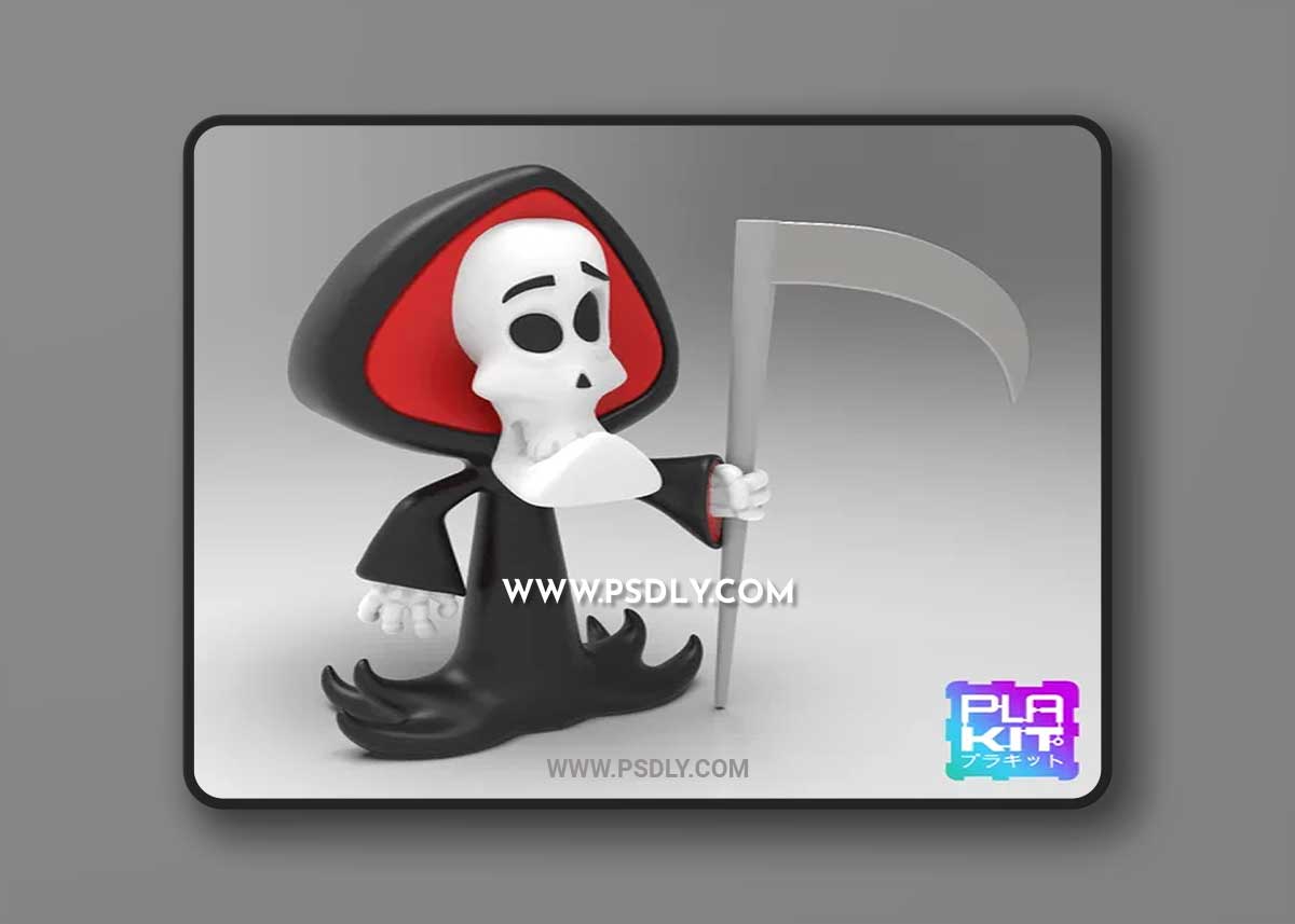 Plakit As Aventuras de Grim, Grim Reapert 3D Print