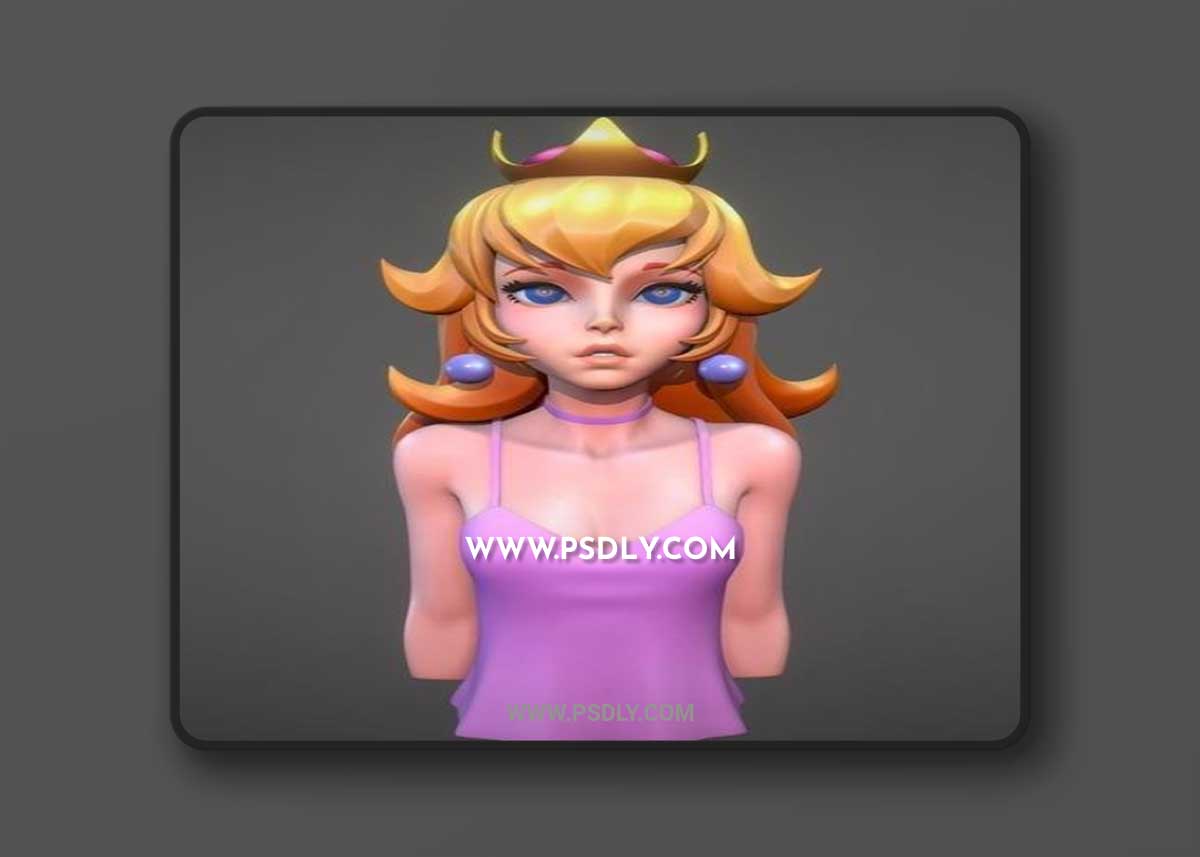 Princess Peach 3D Print