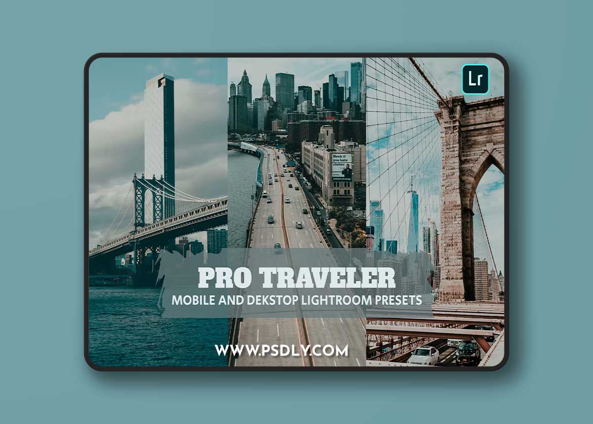 Pro Traveler Lightroom Presets Dekstop and Mobile NM4364V