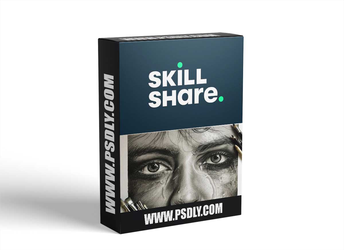 Realistic Pencil Drawing: How To Drawing A Wet Portrait