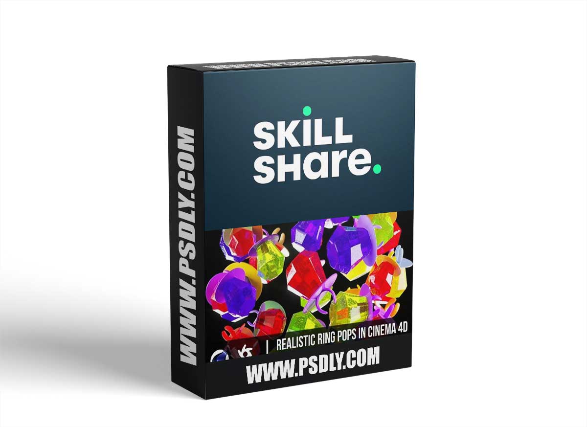 Realistic Ring Pops in Cinema 4D Using Random Color Nodes!