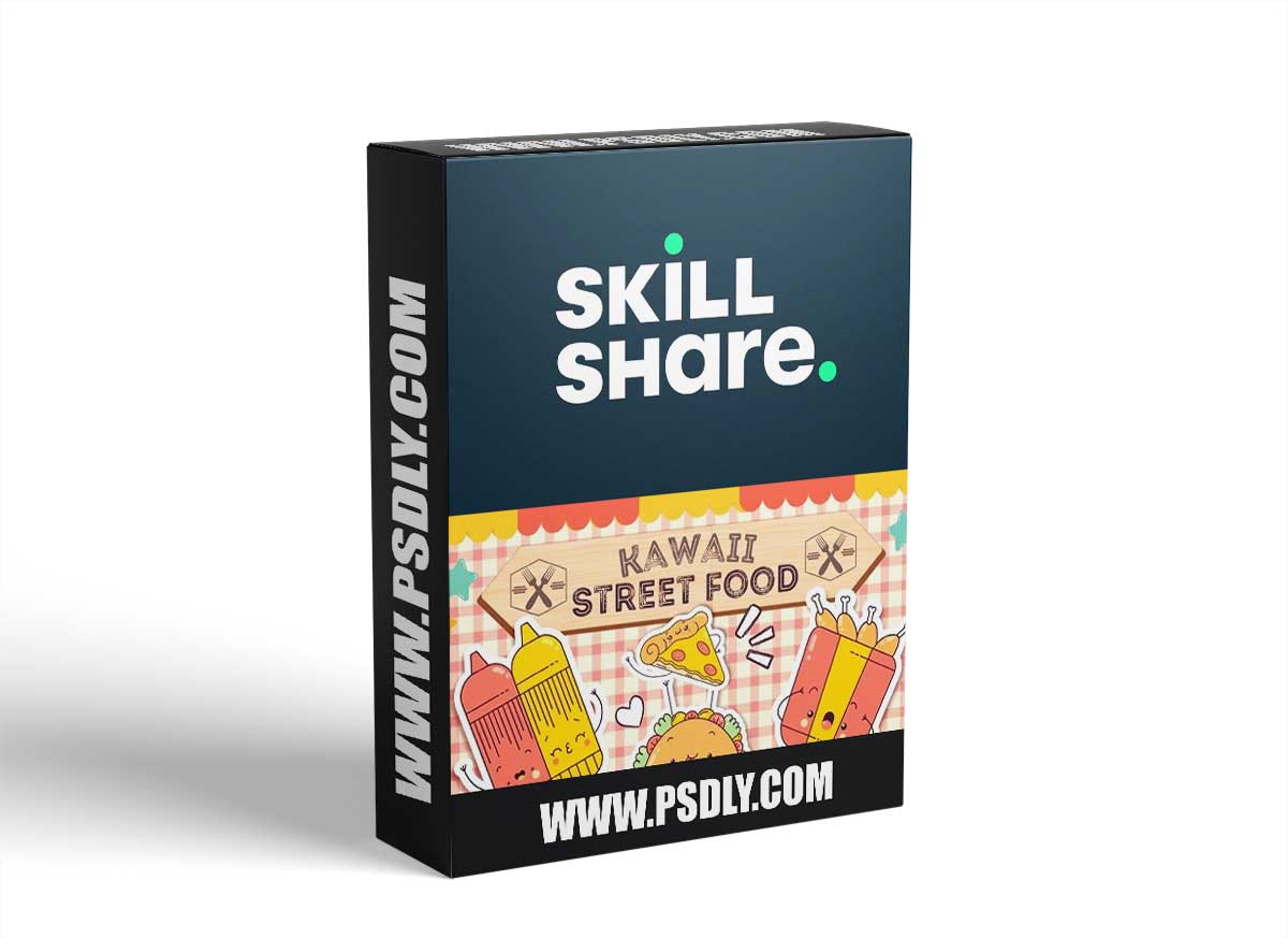 Simple & Cute Characters: Street Food Illustrations | Procreate Drawing for Beginners