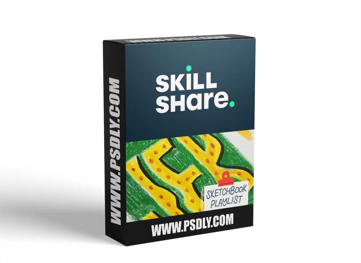 Sketchbook Playlist: Draw Travel Luggage Tags in Mixed Media