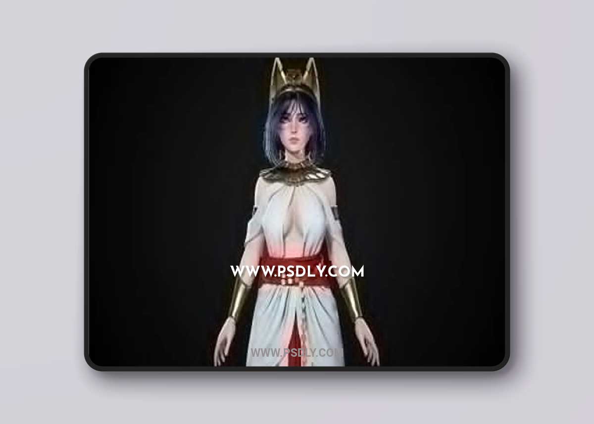 Unreal Engine - Egypt Girl 3D Model