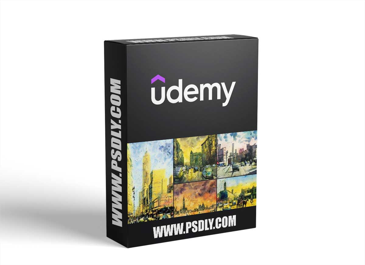 Urban Landscapes In Watercolor: Atmosphere and Vibrancy