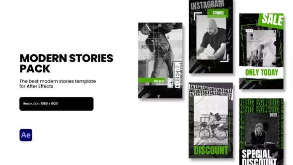 Videohive Modern Stories Pack 39497738