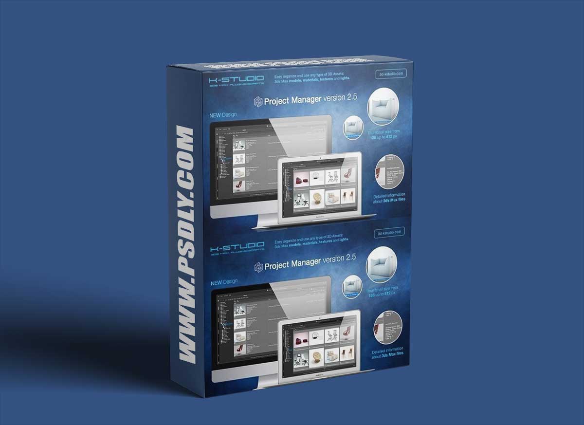 3d-Kstudio Project Manager v3.18.34 for 3ds Max 2014 - 2023