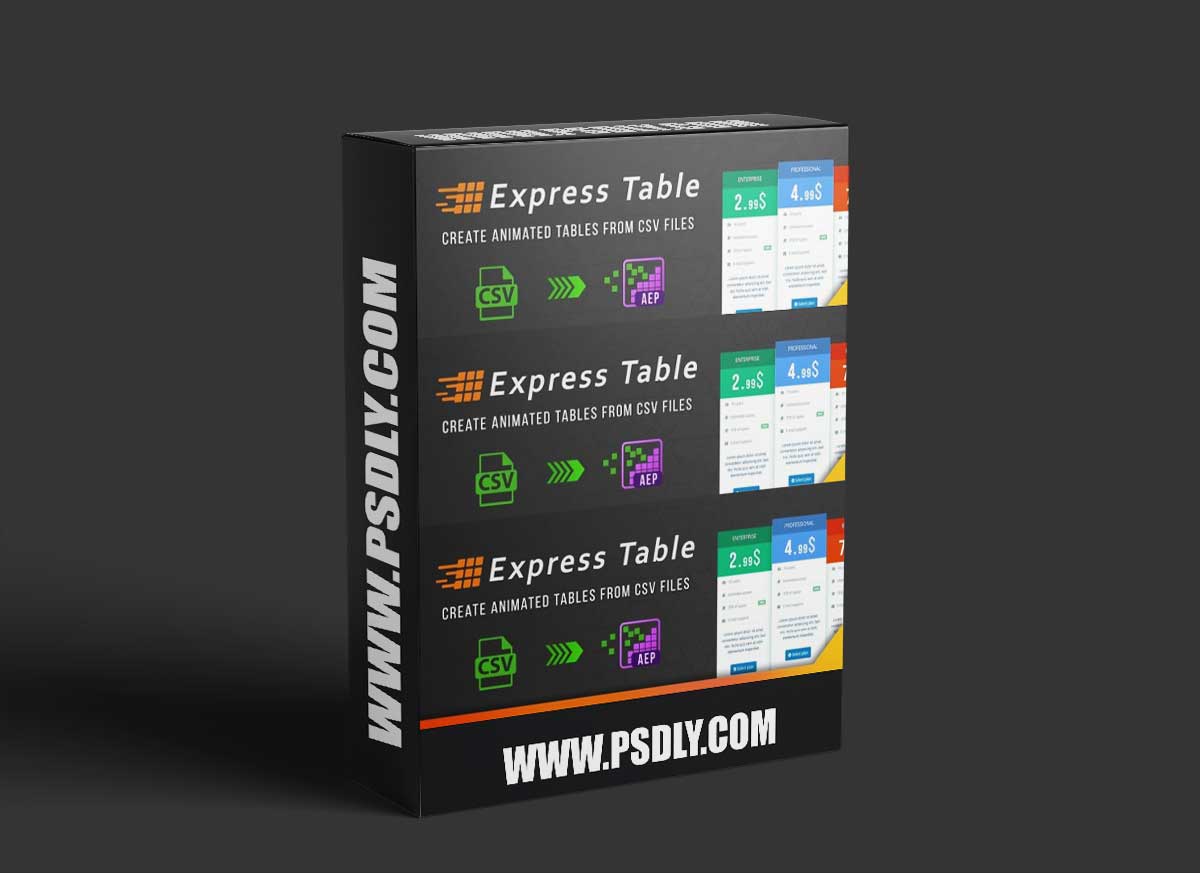 Aescripts Express Table v1.2