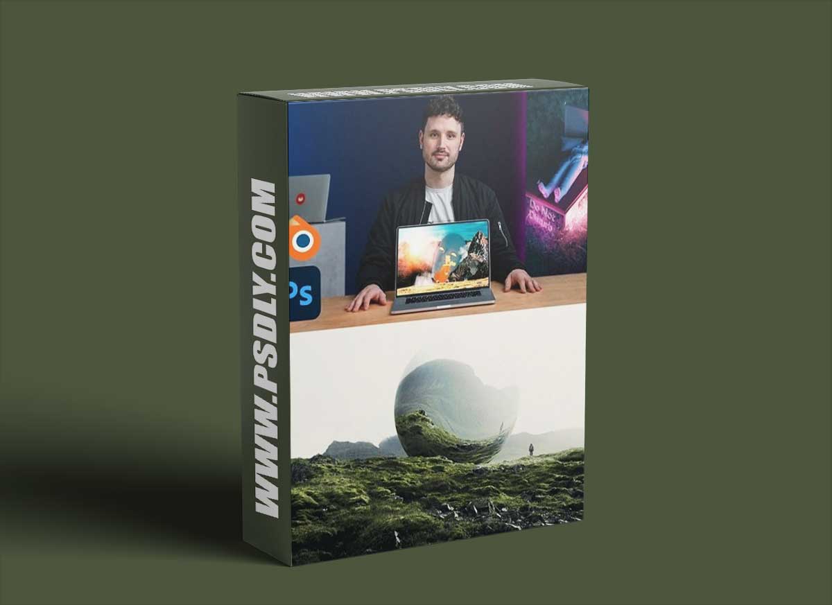 Domestika - Futuristic 3D Environments with Photoshop and Blender