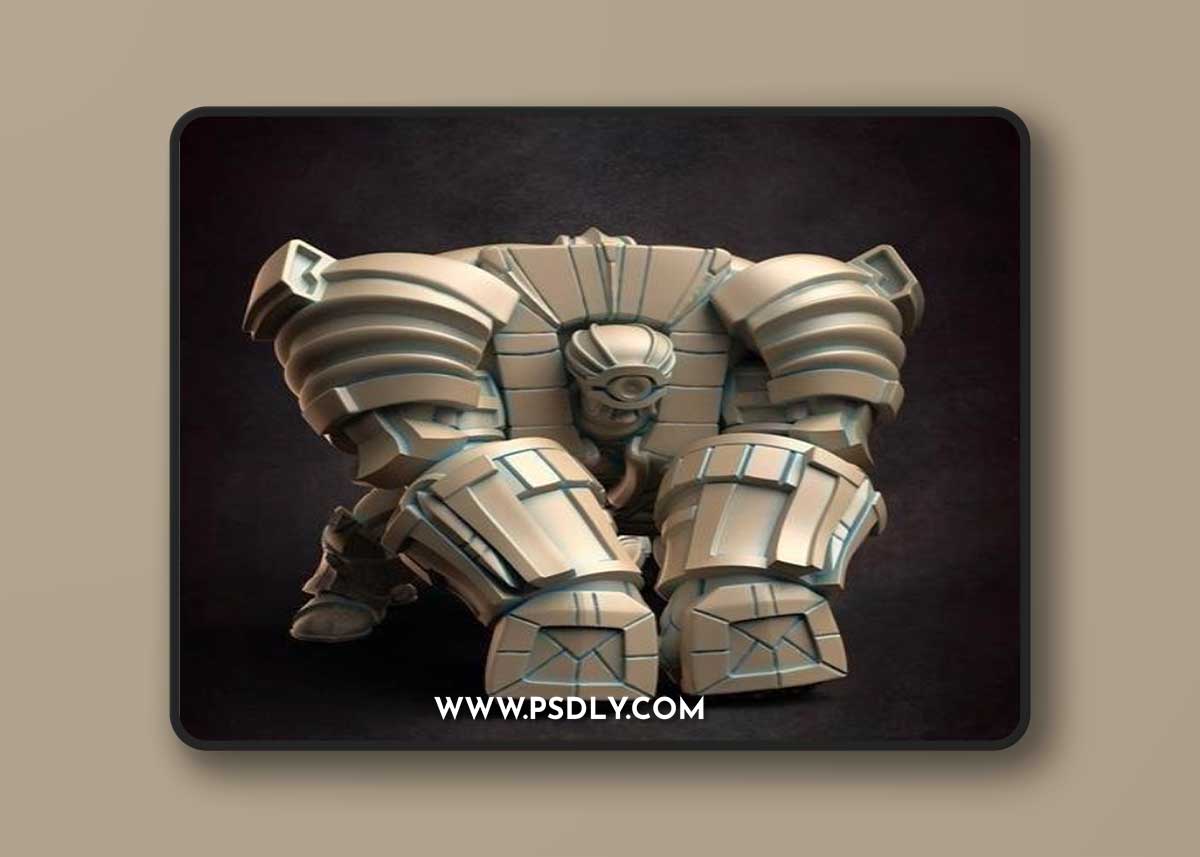 Egyptian Golem 2 3D Print