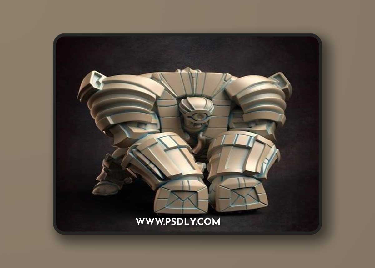 Egyptian Golem 2 3D Print