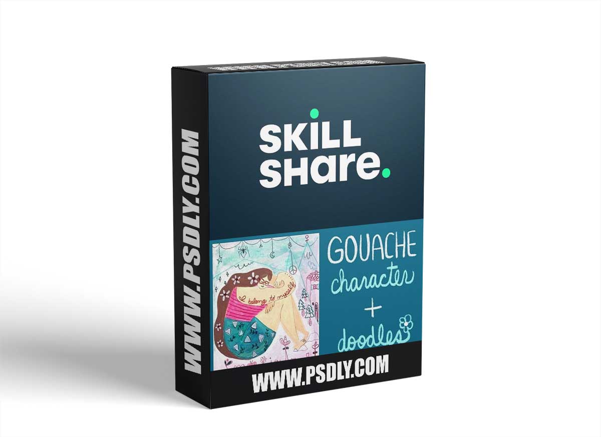 Gouache Character and Doodles