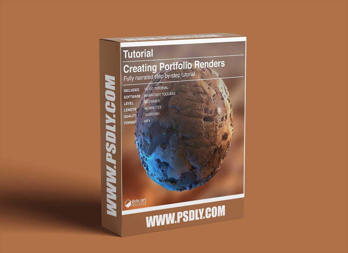 Gumroad – Creating Portfolio Renders in Marmoset Toolbag by Daniel Thiger