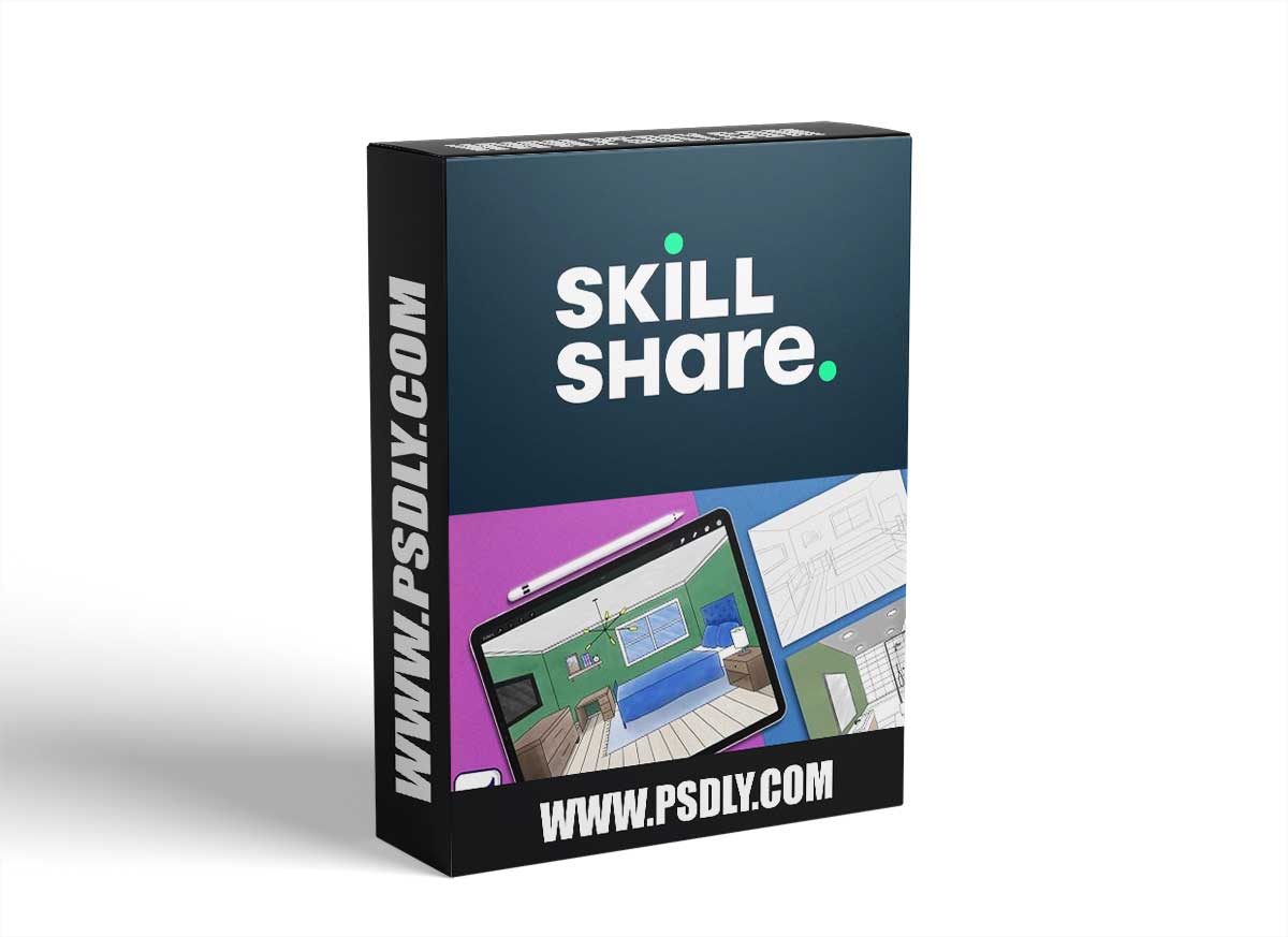 Interior Sketching in Procreate: Drawing a 1 Point Perspective Scene