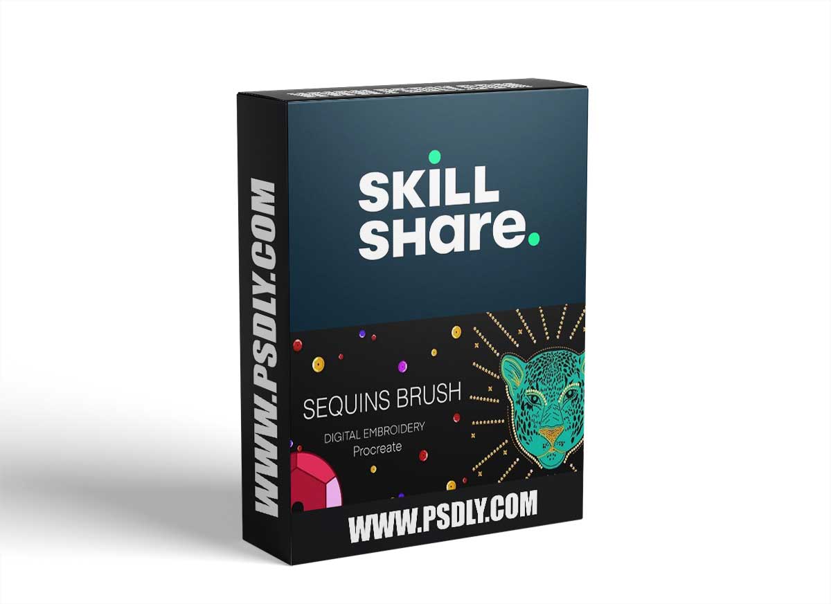 Learn To Create Sequin Brush For Digital Embroidery In Procreate