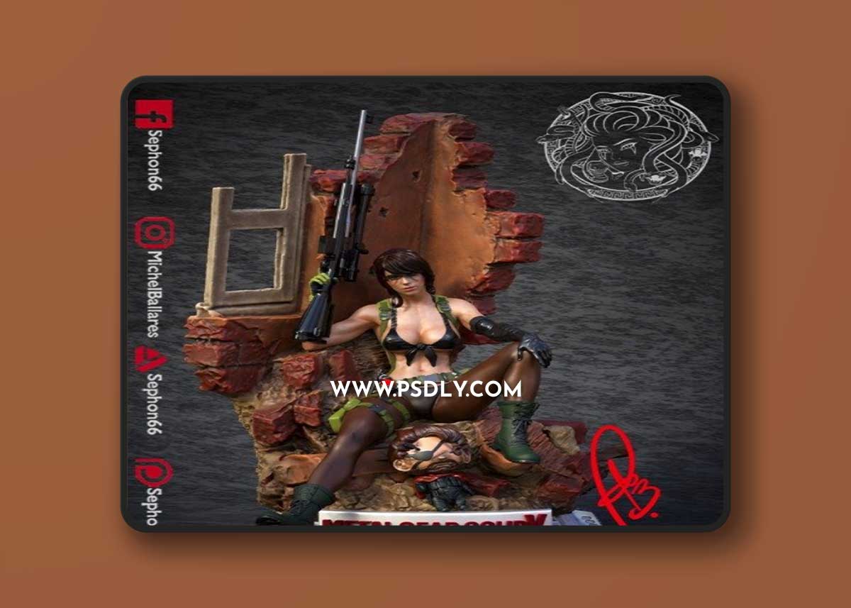 Metal Gear Solid - Quiet by Creative Geek MB – 3D Print