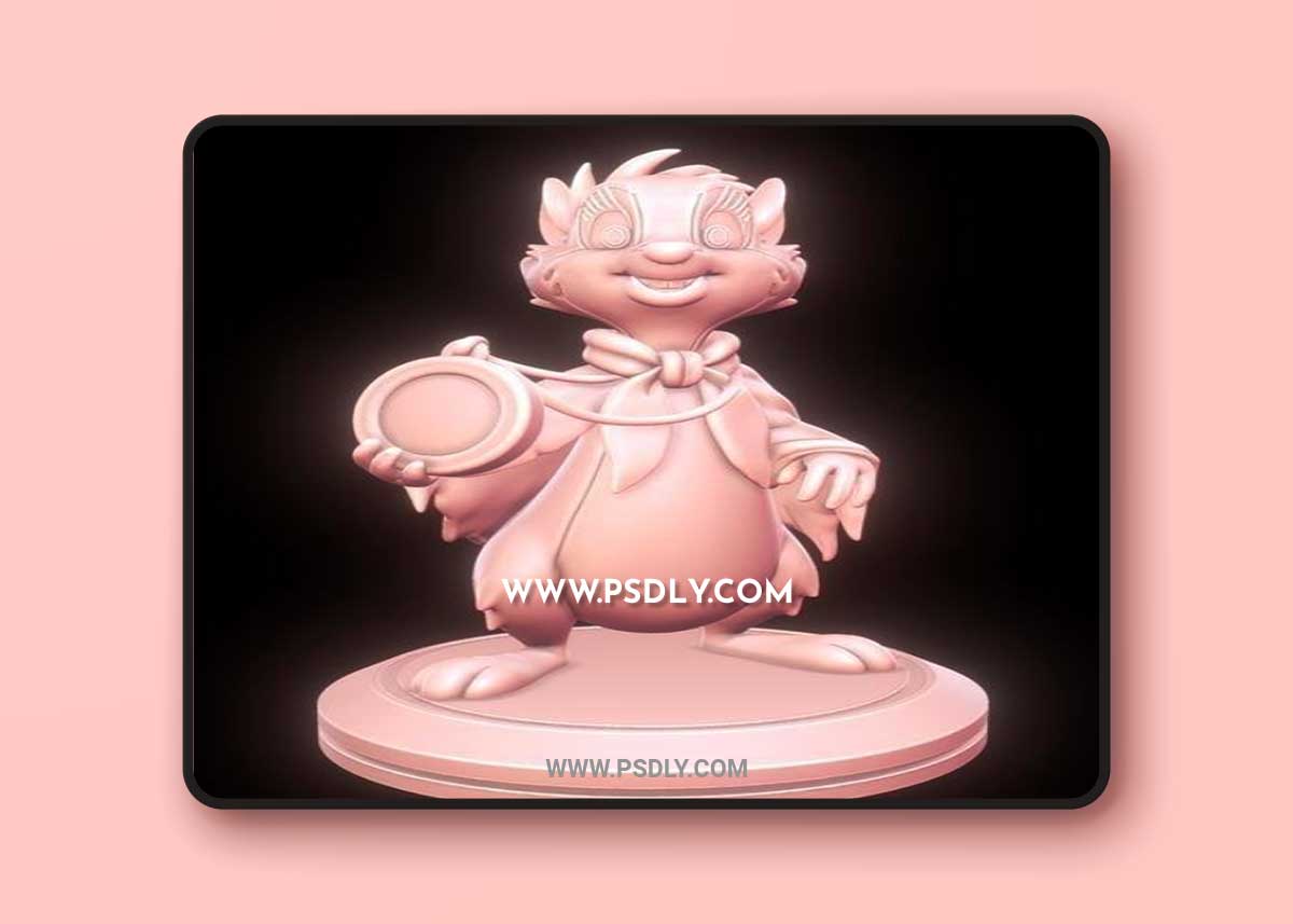 Mrs. Brisby - The Secret of NIMH and Black Wolf 3D Print