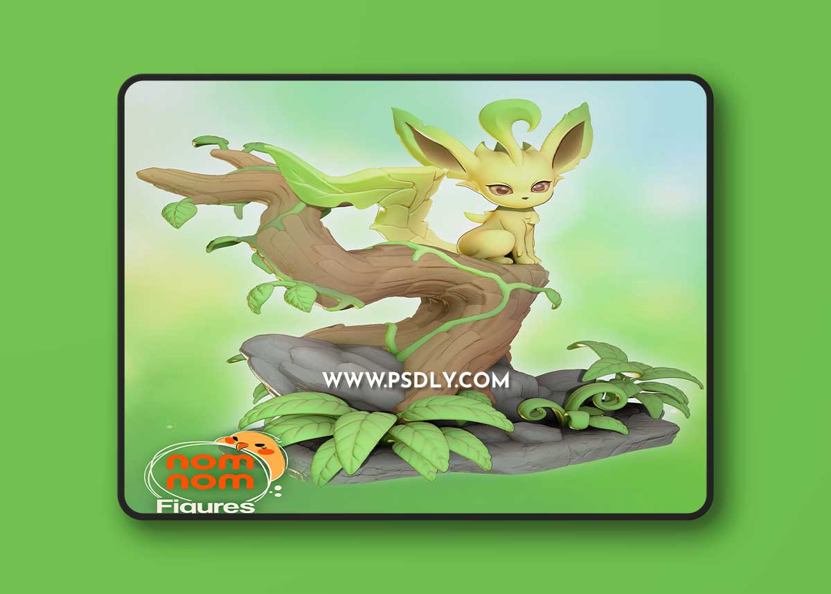 Nomnom Figures Leafeon 3D Print