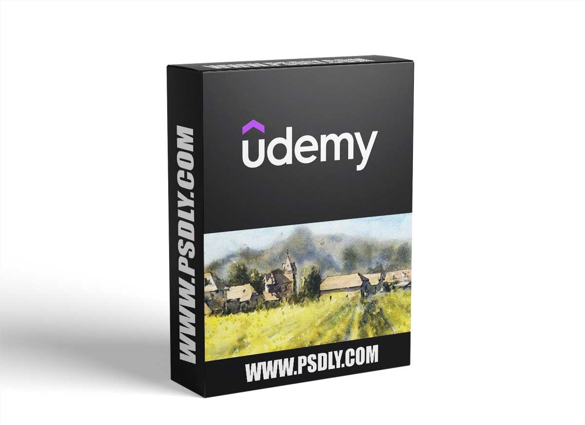 Paint A Sunflower Field In Watercolor