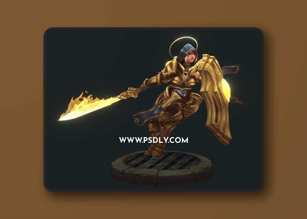 Paragon of Light and Mini Clem Figure Warframe 3D Print