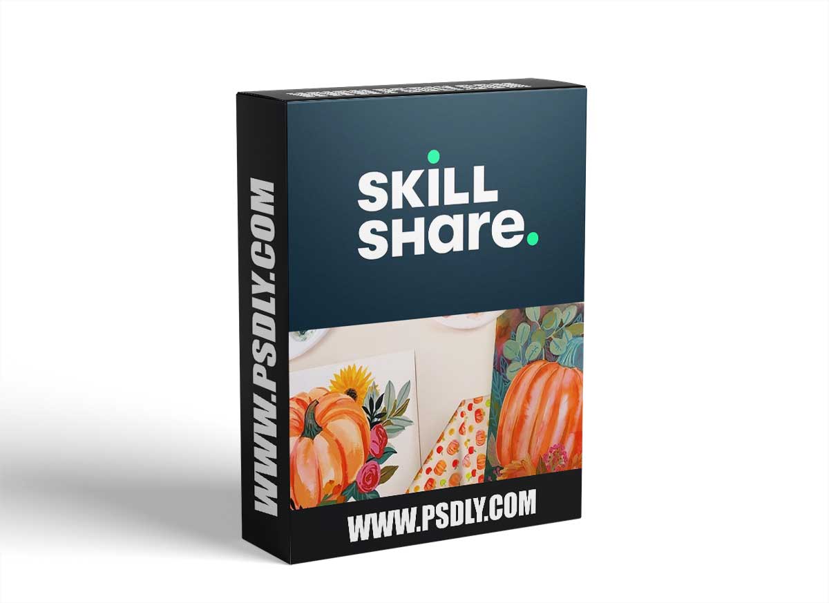 Pumpkin Florals in Mixed Media: Illustrate with Watercolor, Gouache and More