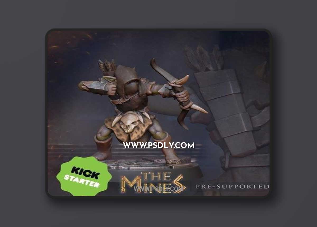 The Mines - Elven Realms The Dark Forest 3D Print