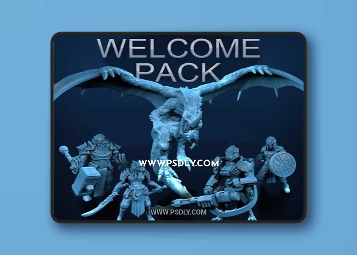 Velrock Art - Welcome Pack 3D Print 3D Model