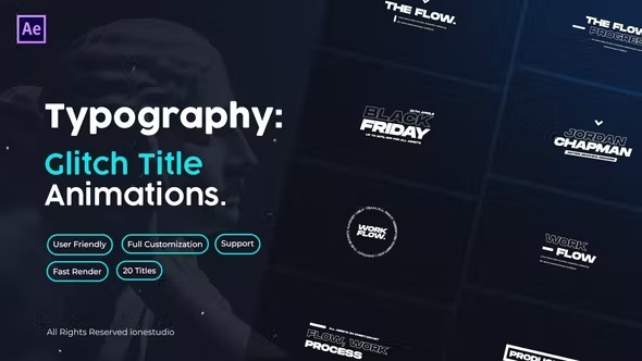 Videohive Glitch Titles 40060193